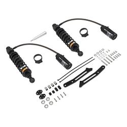 Remote Reservoir Rear Suspensions Shocks Fit For Harley Road Glide Road King Street Glide models 2014-2025