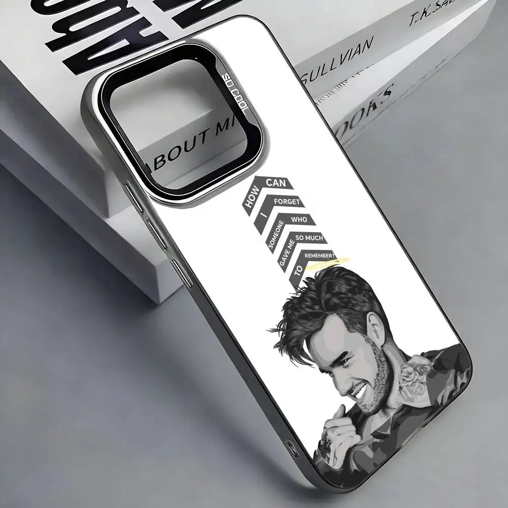 L-Liam Singer Payne   Phone Case For iPhone 17,16,15,14,13,12,11 Plus,Pro Max,Colored Silver Phone Case - view 6