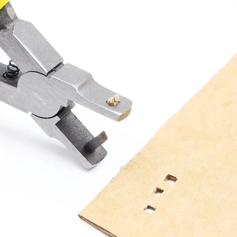 Leather Watch Strap Watchband Punch Plier 4mmx2mm Rectangle Hole Maker Tools for Watchmakers