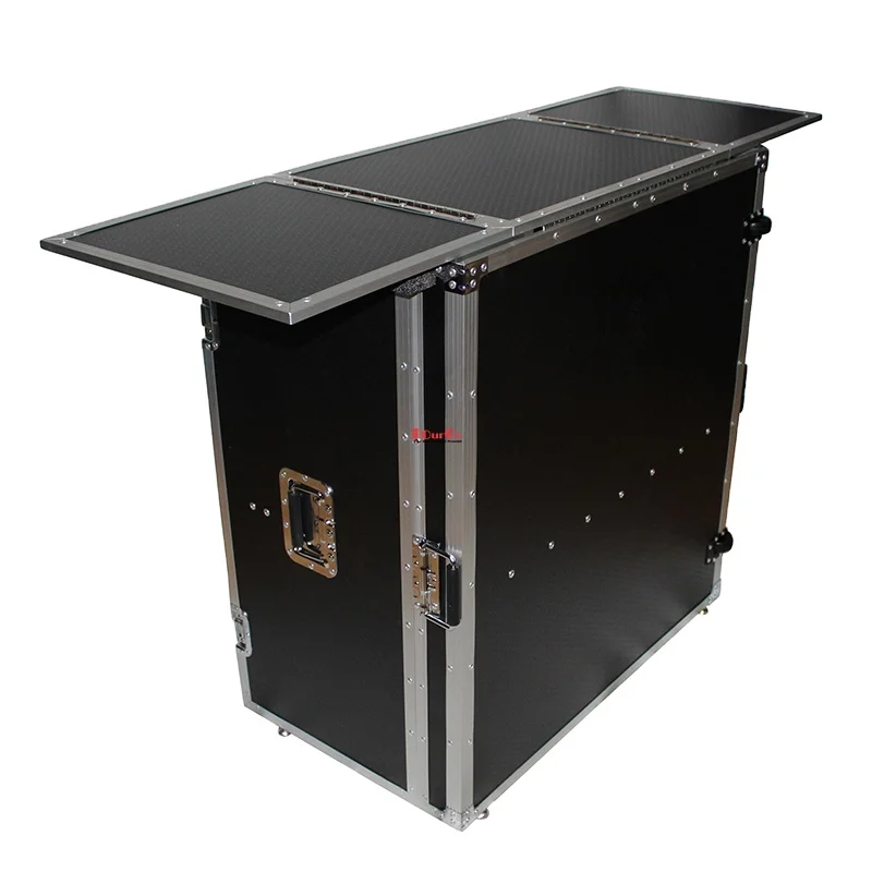 Transformer Series DJ Folding Workstation Table Case - Fold Away With Wheels