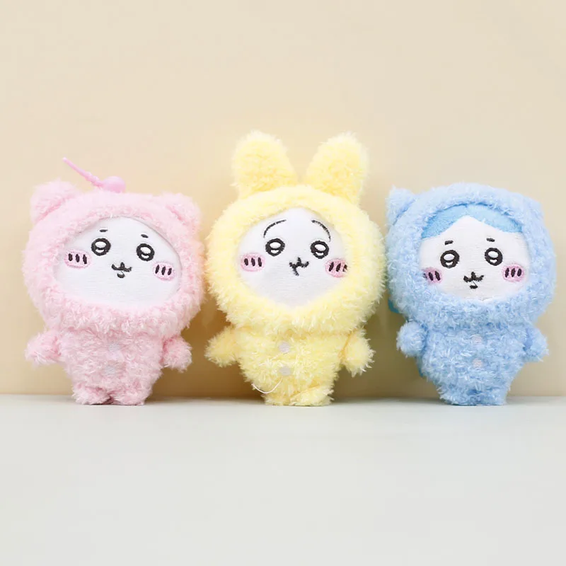 Hot Selling 8cm Little Eight Usachi Plush Pendant Keychain Cute Giey Doll Cartoon Bag Pendant Doll Gift For Friends