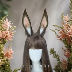 Unisex Easter Bunny Rabbit Ear Headband Cosplay Head Hoop Lolita Christmas Halloween Party Headpiece Festival Headwear