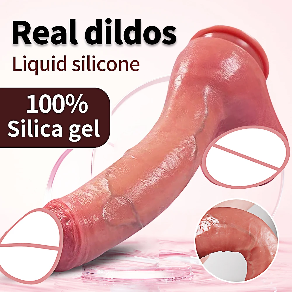 Vibromasseur en silicone pour femme, gros gode réaliste, vibromasseur pour adulte 18, pénis chronologique, jouets sexuels érotiques, outils pour couples