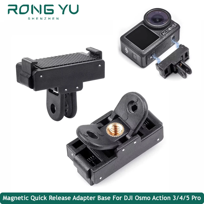 Magnetic Quick Release Adapter Base For DJI Osmo 360 Action 