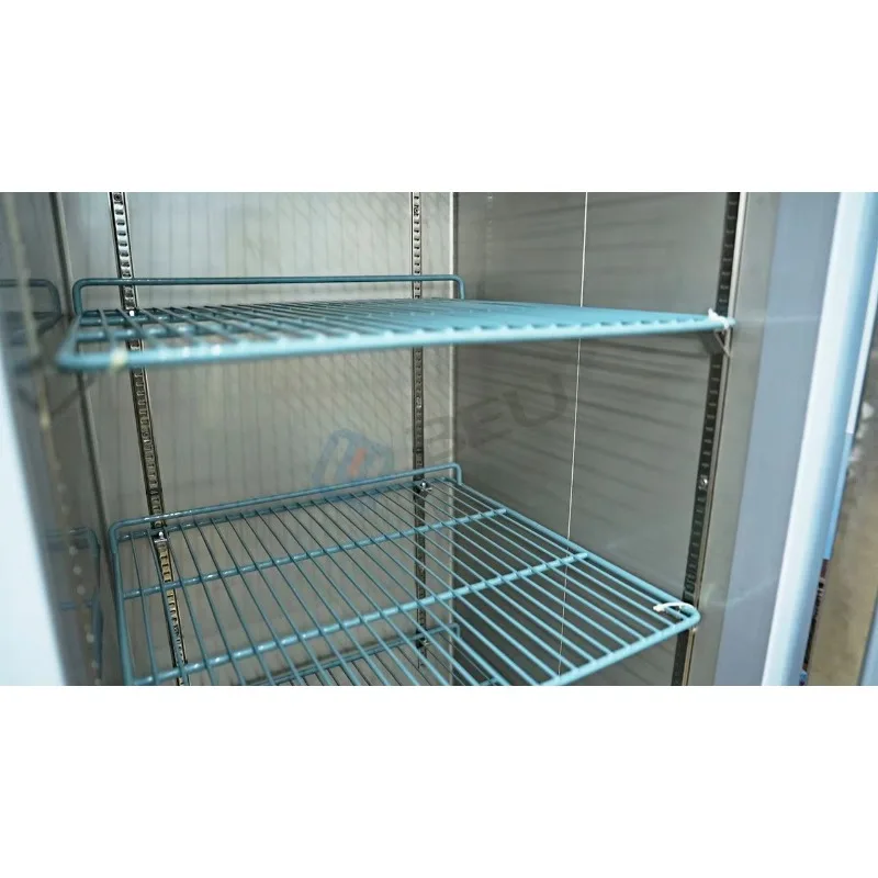Fan Cooling Stainless Steel Commercial Single Door Upright Freezer Kitchen Refrigeration Equipment