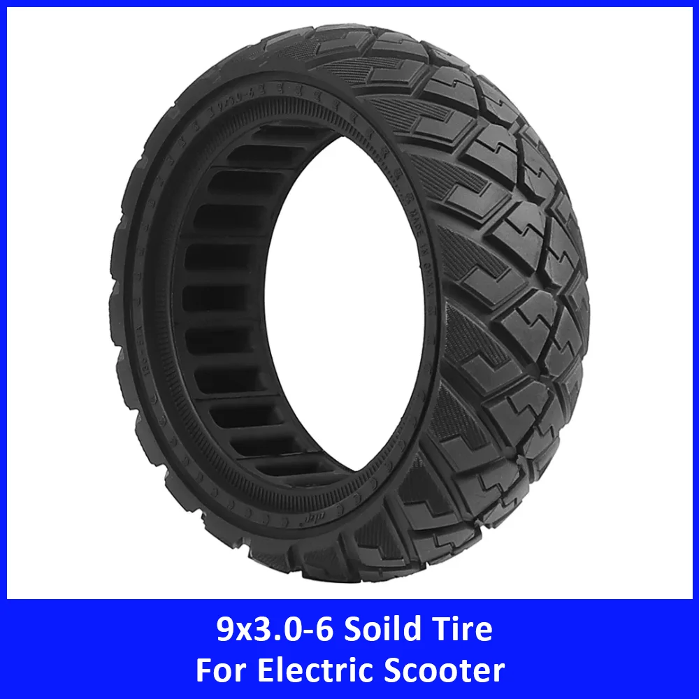 

For Electric Scooter 9x3.0-6 Off-road Honeycomb Solid Tire 9 Inch Non-Pneumatic Explosion-Proof Honeycomb Replacement Tire