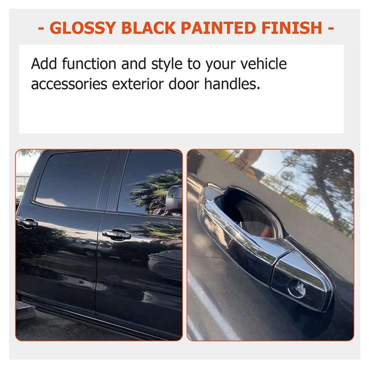 

1 комплект серебряных наружных дверных ручек 22923605 22929412 Для Chevy Silverado GMC Sierra 2014-2018 22929464 22923599