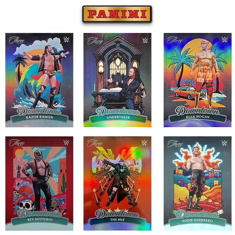 

Panini Downtown Rey Mysterio Hulk Hogan Undertaker The Miz Razor Ramon DIY WWE Star Trading Cards Birthday Gift Collection
