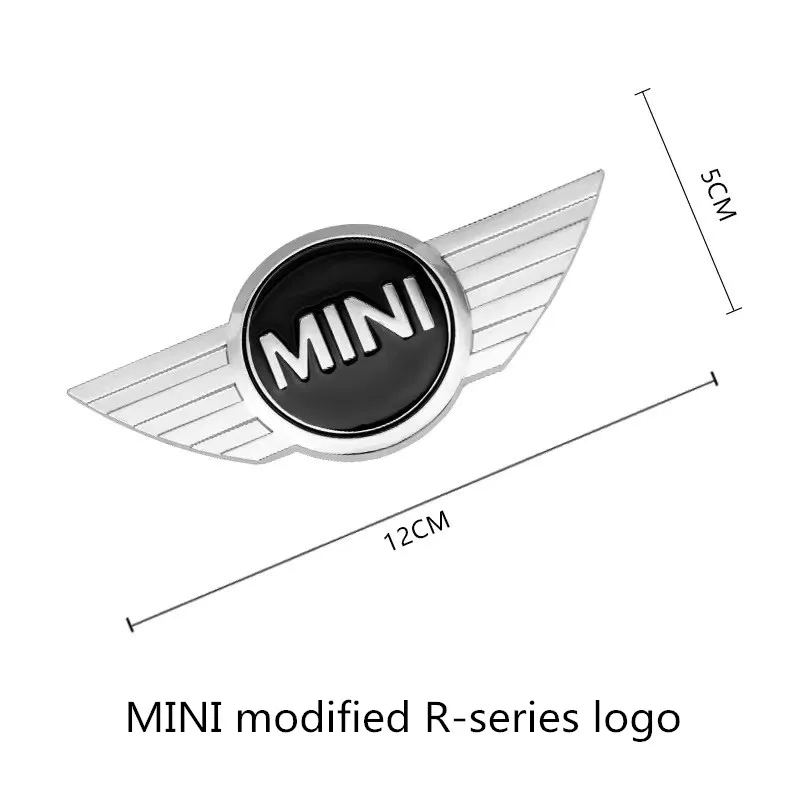 1Pcs Car Hood Front Bonnet Grill Rear Trunk Emblem Logo Badge Stickers For BMW MINI Cooper JCW F50 F53 F54 F55 F56 R55 R56 R60