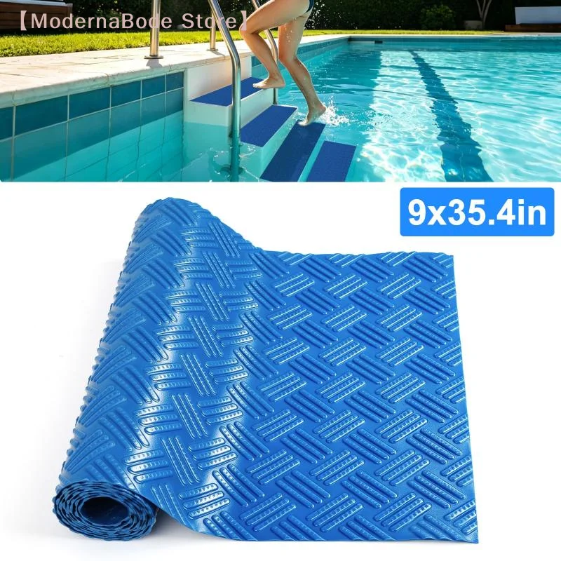 【M】Non-Slip Pool Step Pad Swimming Pool Ladder Mat Outdoor Waterproof, Safety Anti-Slip Cushion for Home Kitchen Bathroom