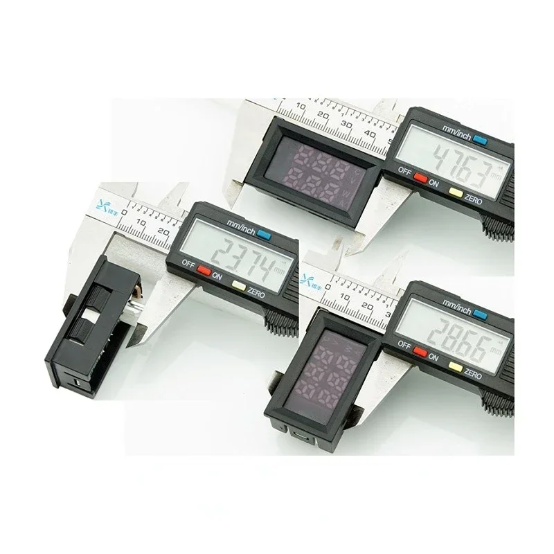 

Двойной цифровой вольтметр, синий + красный светодиодный усилитель, новый DC M430 - 100 А, высокое качество