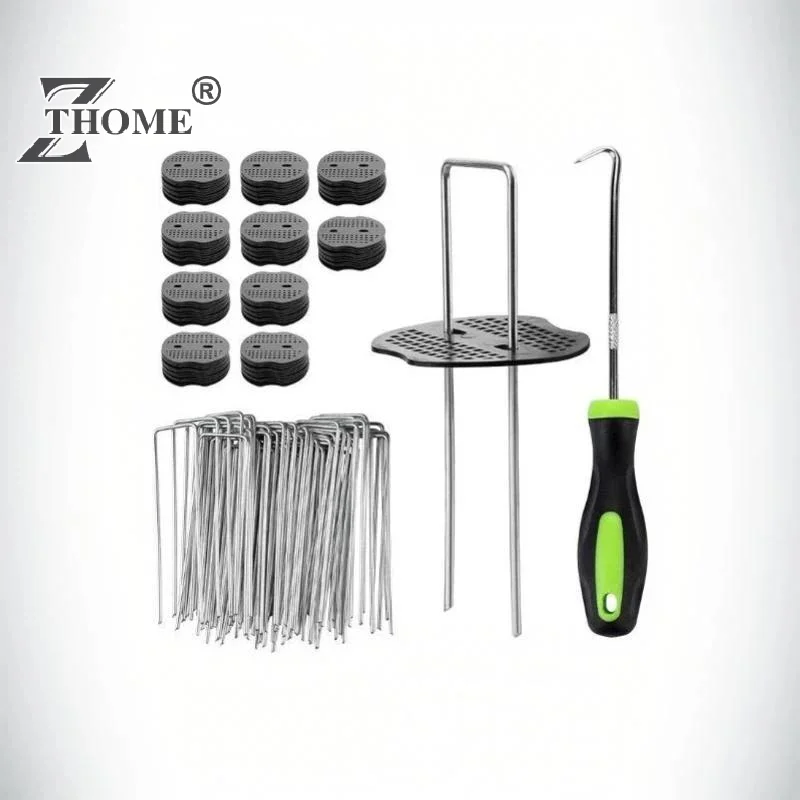 Multifunctional Garden UType Turf Staples Ground Nails Fix Fence Hose Film Sod Pins