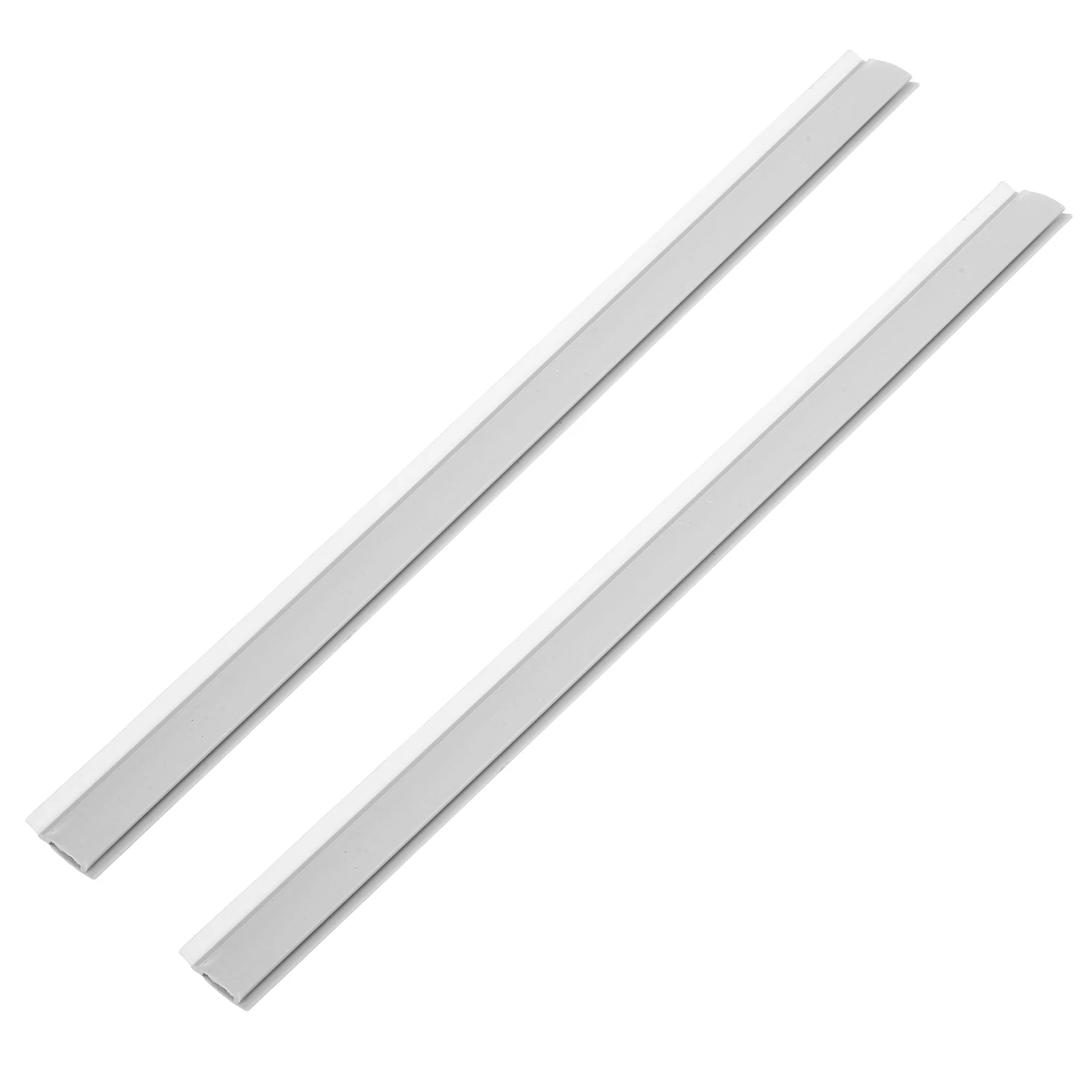 

2 Pcs Pan Garbage Shovel Soft Layer Dad Plastic Replacement Standing Dustpan Lip