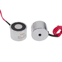 34*25mm Solenoid Electromagnet P34/25 Powerful Electric Magnet 5V 6V 12V 24V DC Lifting 25Kg 250N Sucker