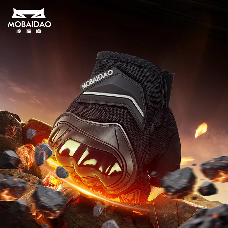 

MBD Lightweight Breathable Half Finger Motorcycle Gloves Wear-Resistant Anti-Slip Anti-Fall for Outdoor Cycling Bike Gloves
