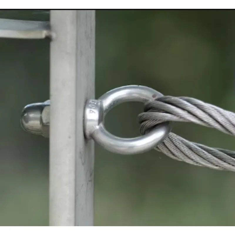 Vis à boulon à œil M4 M5 M6 M8 pour équipement de levage, vis à œil robustes, excellente résistance pour suspendre la décoration, Supports de câbles