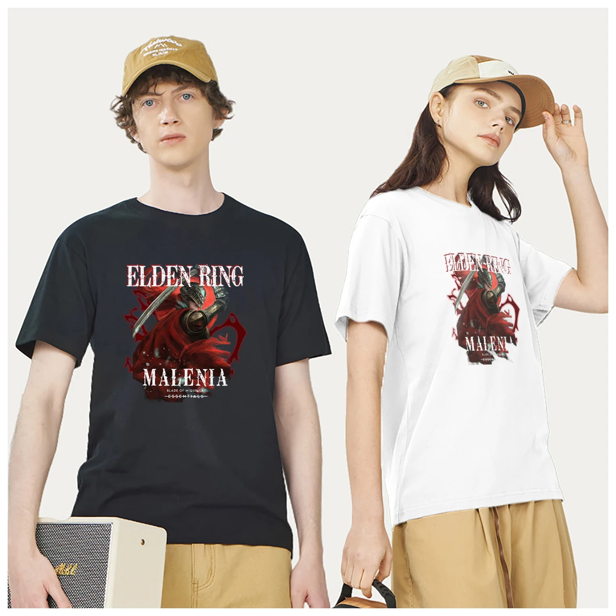 Malenia Blade Of Miquella Eldened Ringed Cosplay Game t shirt men Women Fashion 100% Cotton summer casual Breathable Unisex tee