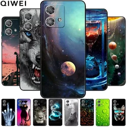 For Moto G84 5G Case Soft Silicone Cool Wolf Shockproof Cover for Motorola Moto G84 6.5'' G 84 TPU Coque Lion Fundas MOTOG84 Bag