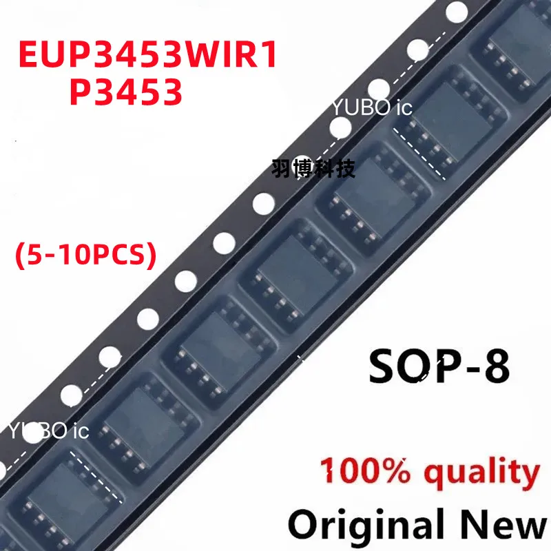 

(5-10piece)100% New P3453 EUP3453 EUP3453WIR1 sop-8 Chipset