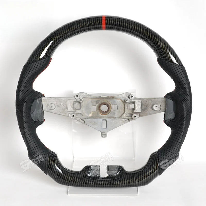 For Jeep Wrangler Grand Cherokee 2011-2017  steering wheel modification with carbon fiber pattern transfer leather