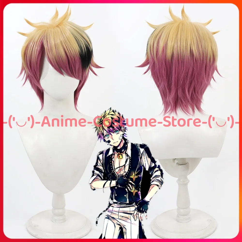 

The Demon Butler Black Cat Ronove Fangen Cosplay Wig Anime Game Character Halloween Carnival Party Costume Wigs Synthetic Hair