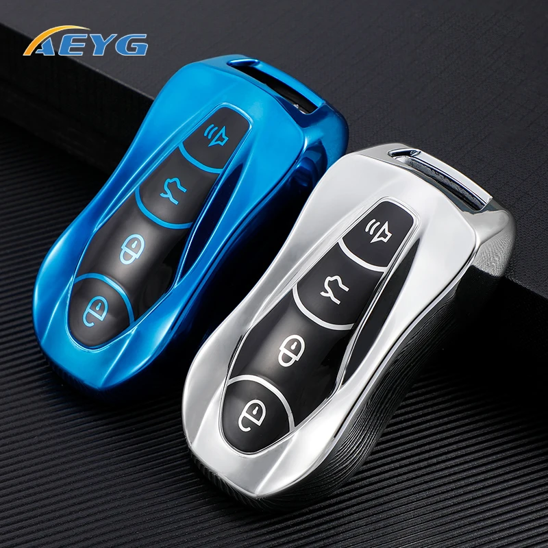 

TPU Car Remote Key Case Cover Shell Fob For Geely Azkarra FY11 Atlas Pro New Emgrand GS X6 SUV EC7 Tugella Boyue Car Accessories