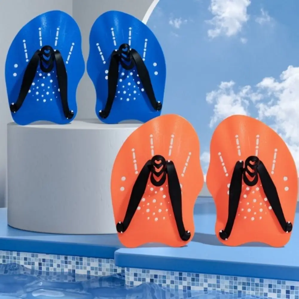 Adjustable Swimming Paddles Profession Hands Unisex Power Strength Train Swim Training Hand Paddles Novice Use Auxiliary