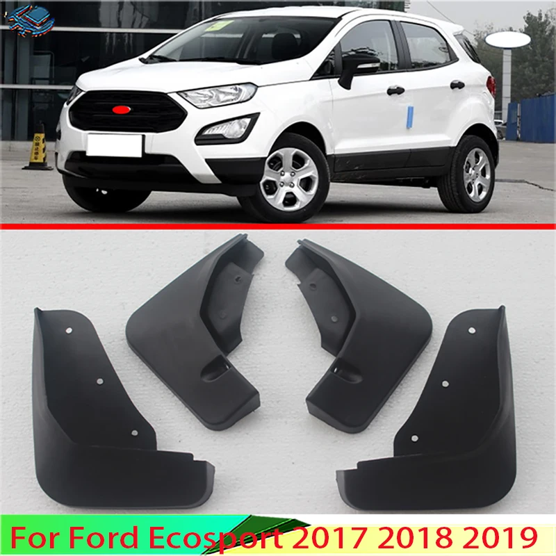 

ABS Mudflaps Mud Flaps Front Rear Mudguards Fender For Ford Ecosport 2017 2018 2019 Splash Guards Parts Accessories
