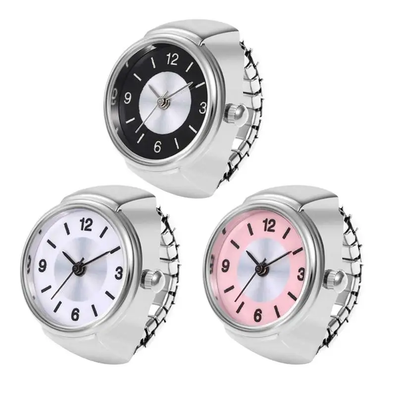 Finger Watch Ring Creative Style Men & Women Watches Casual Couple Rings Vintage Punk Finger Watch New Year Party Fashion Favors