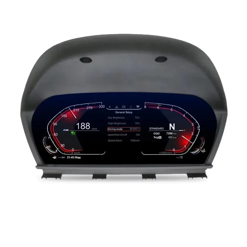 

12.3" LCD Speedometer Meter Screen Digital Dashboard Cluster Automotive Instrument Cluster for BMWS X1 X2 F39 F48 F49 LINUX