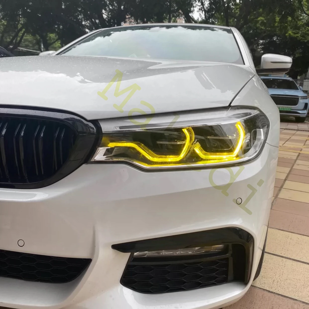 LEDデイタイムライトボード,BMW 5シリーズ,g30,g31,f90,m5,ゴールド