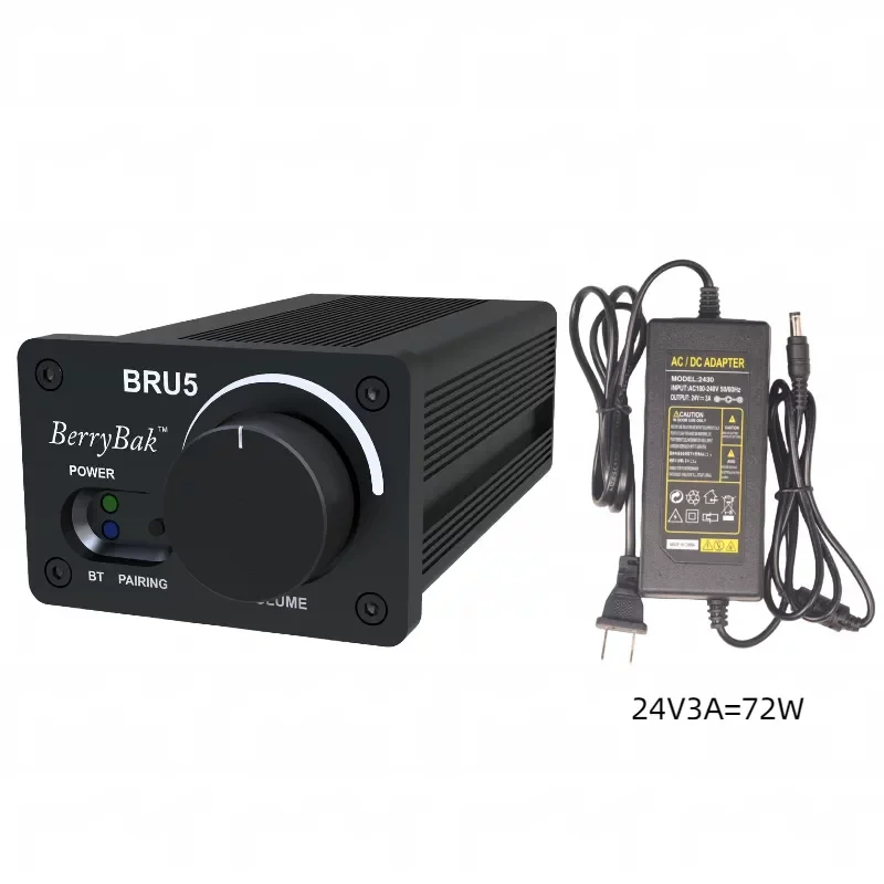 Reserveonderdelen voor audioversterkers, 2x300W 2.0 stereo TPA3255 Bluetooth 5.0 versterkermodule, BRU5 DSP-afstemming voor luidsprekerupgrade.