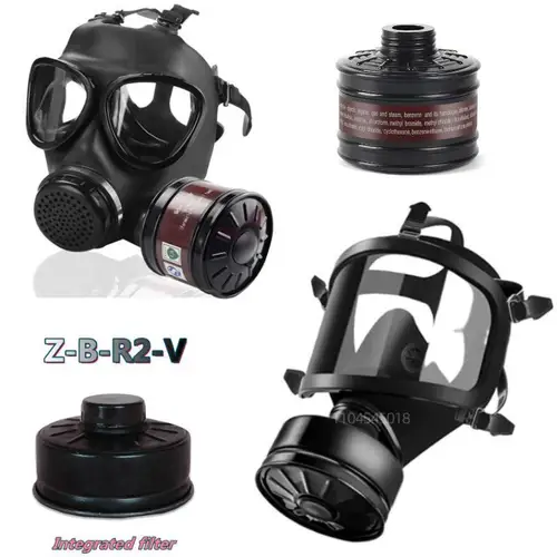 Imagen 2 del producto Filtro de máscara de Gas, recipiente respirador de 40mm, accesorio de repuesto práctico, máscara de gas químico, respirador