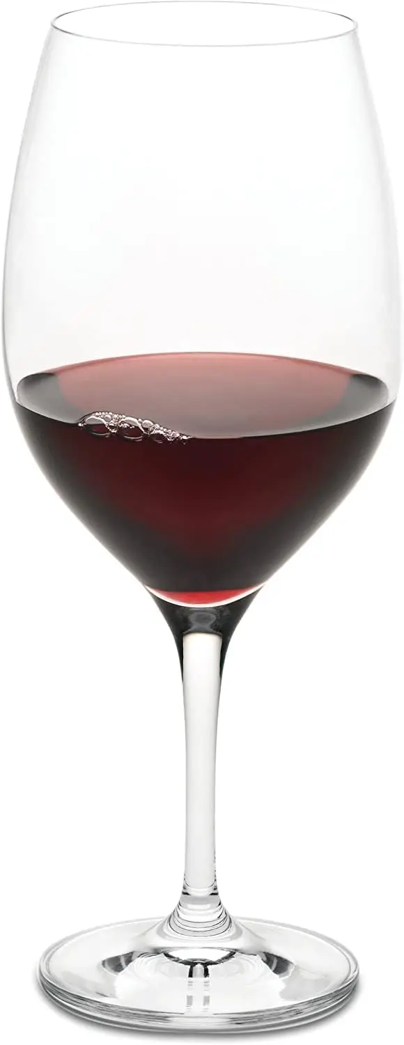 

Crystal | Set of 4 European-Made,100% Lead-Free Crystalline Red Wine Glasses, A Favorite of Michelin Guide Restaurants,