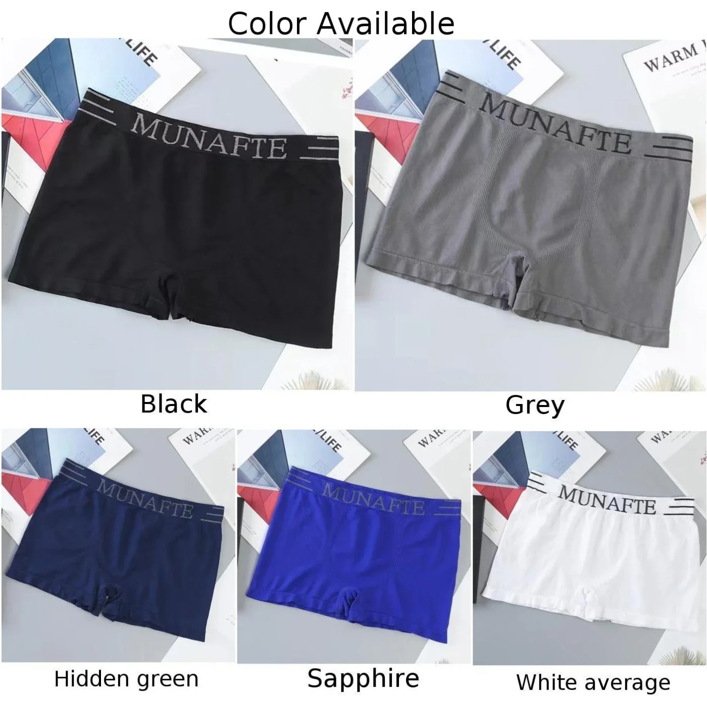 Men\\\\\\\'s Underwear Boxer Briefs Are Seamless Comfortable Breathable Underpants Low Rise Panties Elastic Bulge Pouch Lingerie