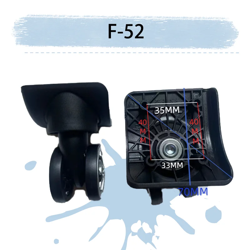 For Ben Lun F-53 Upgraded Reinforced Axle Luggage Wheel Repair Kit Shock and Crush Resistant Suitable for most suitcases.