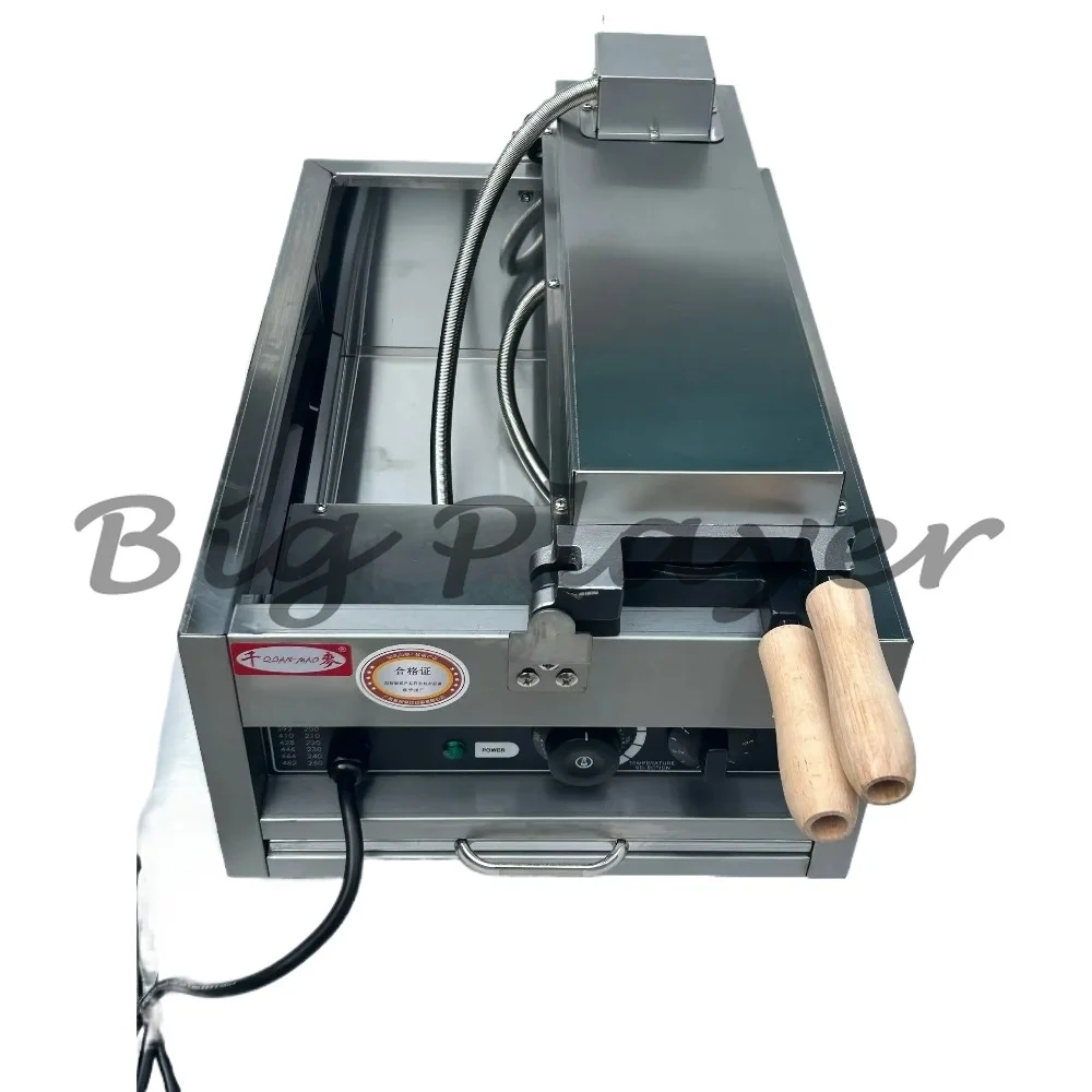 Custom  Electric Bubble Round Industrial Commercial Cheese Gold Coin Waffle Maker Machine