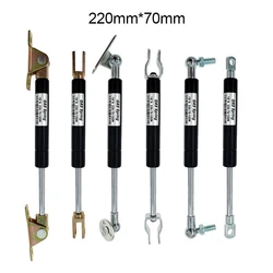 18*8 Rod Gas spring folding hinge Stroke 50N-500N/5kg-50kg Force lift support stroke distance 70mm Hole Center Distance 220mm