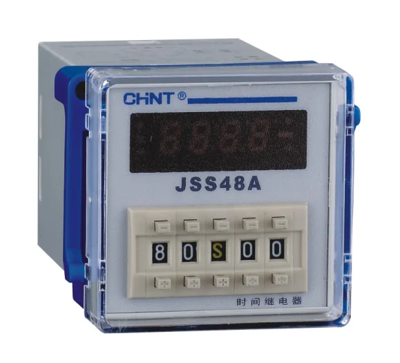 Imagem -05 - Chint-controle de Ciclo Display Digital Original Relé Temporal ac 220v 380v dc 24v 48v Jss48a Jss48a11 Jss48a2z Dh48s-s