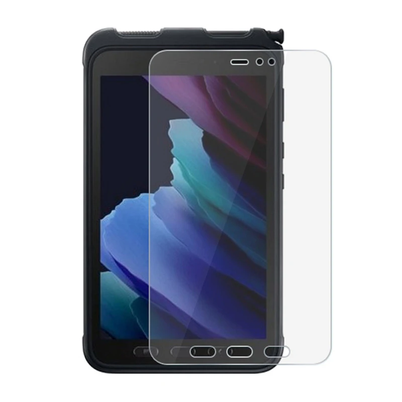 2 PCS ล้างแท็บเล็ตกระจกนิรภัยสําหรับ Samsung Galaxy Tab Active 3 8 นิ้ว SM-T570 T575 T577 ป้องกันหน้าจอ ForGalaxyTab Active3