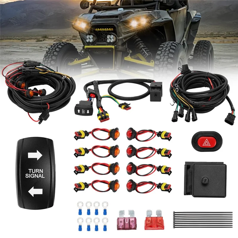 

Комплект указателей поворота ATV UTV, универсальный уличный Legal Kit дляpolaris RZR PRO XP/XP 1000/XP 4 1000 Forcan-Am Outlander 800R Max Gen2