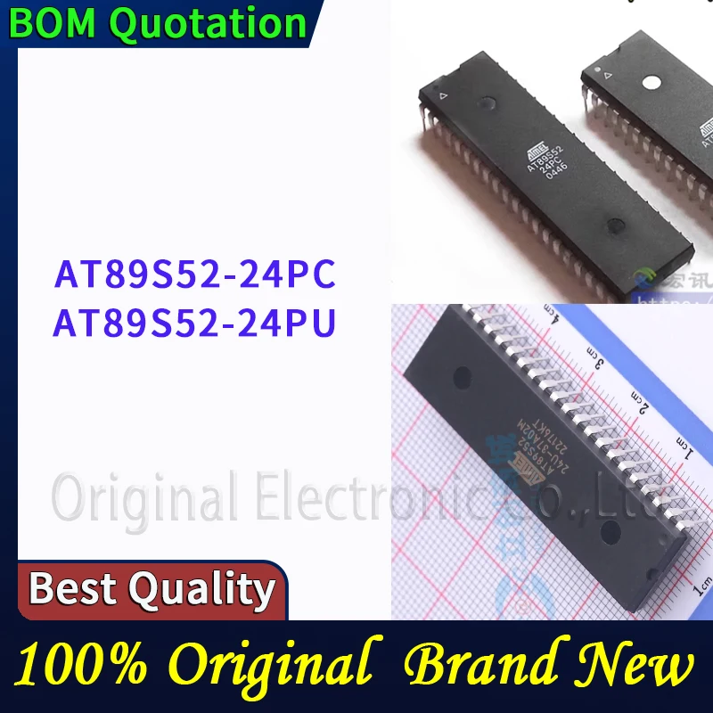 AT89S52-24PC AT89S52-24PU متوفر في المخزون 48 ساعة #1