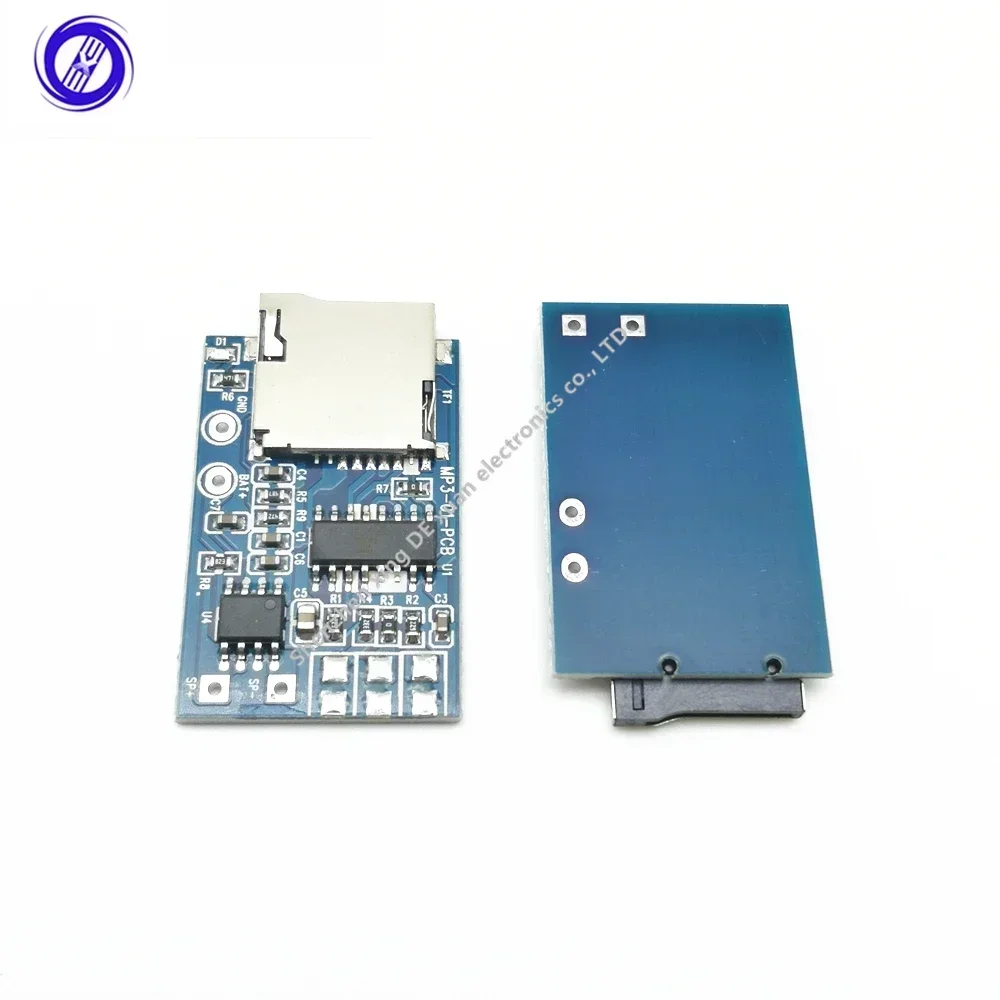 TF card MP3 decoder board with 2W power decoding module 3.7-5V mixed mono playback with memory