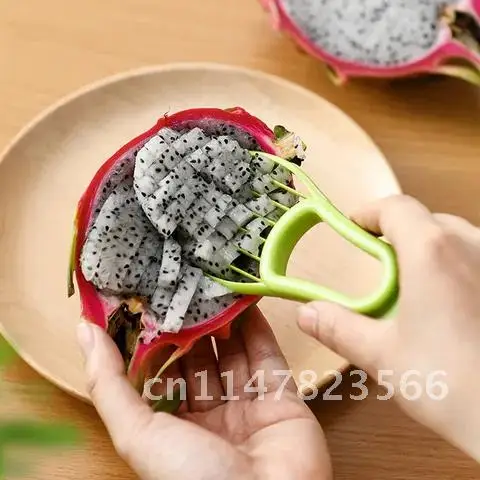 3 In 1 Avocado Cutter Pulp Flesh Separator Sharp Knife Avocado Corer Kiwi Pitaya Papaya Fruit Salad Tools Kitchen Gadgets