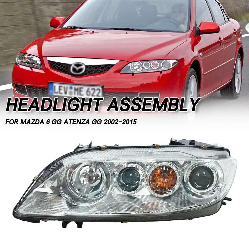 

Left/Right Side Front Bumper Head Light Headlamp Driving Headlight Turn Signal Light For Mazda 6 2003 2004 2005 2006 2007-2015
