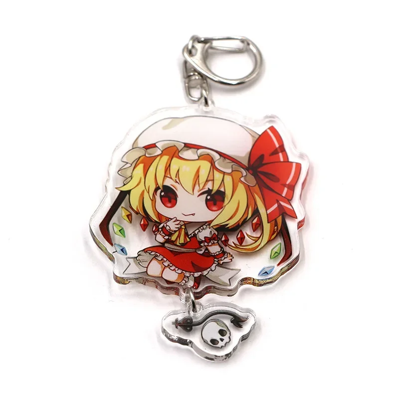 Animatiederivaten Hakurei Reimu Kirisame Marisa Mobiele telefoon sleutelhanger Randapparatuur Creatief Mooi festivalcadeau