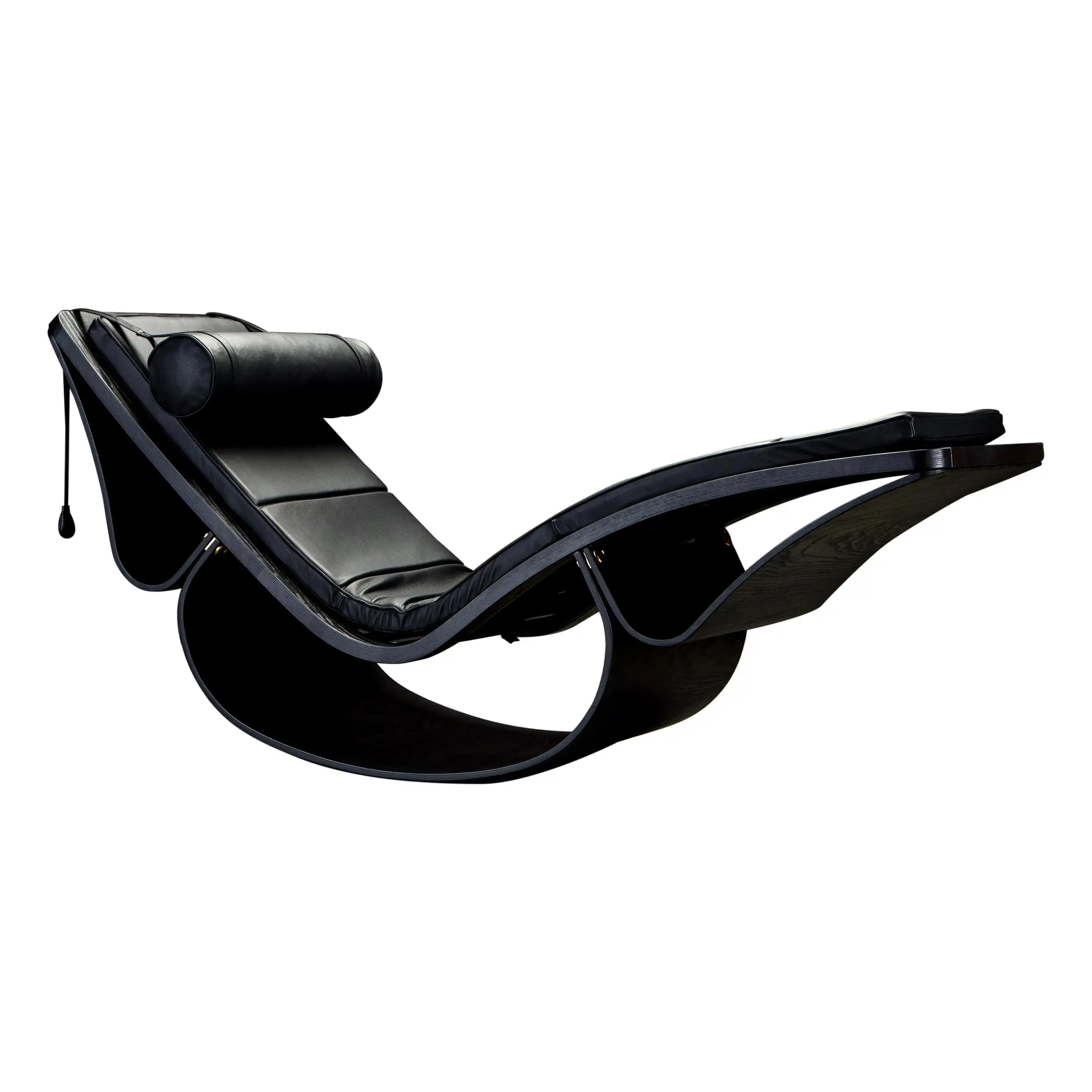&Italian Modern Design Rocking Chaise Longue Comfortable Leisure Chair with Leather for Home Apartment Hotel Outdoor Garden