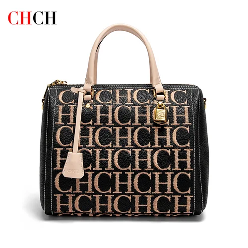 Imagen 2 del producto CHCH Bolso de hombro para mujer Nuevo bolso con diseño de letras bordadas Bolso de mano para mujer