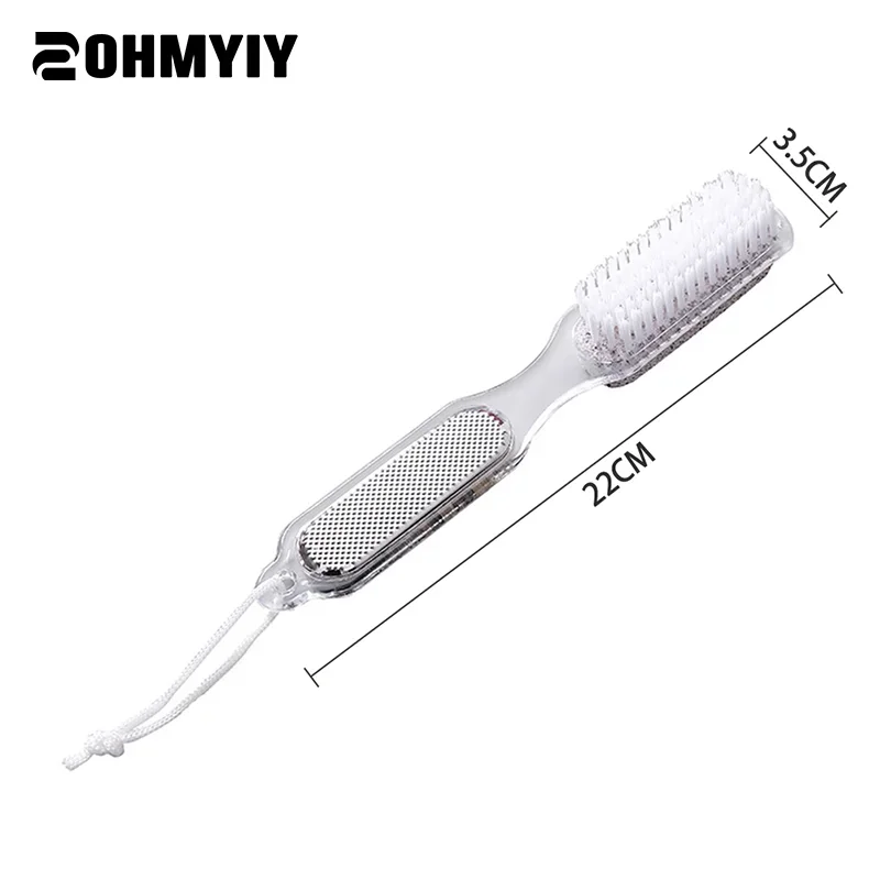 1 cepillo removedor de piel muerta de piedra pómez para pies multifunción 4 en 1 herramienta práctica producto de baño herramienta de pulido de pedicura