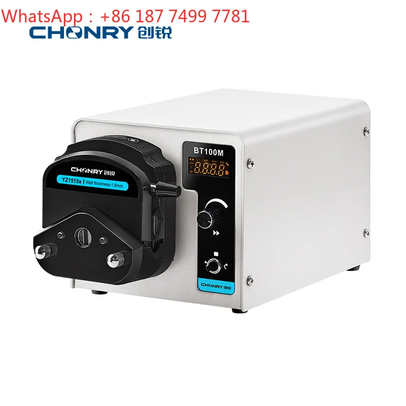 Industrial Chemical Liquid Dispensing Filling Peristaltic Dosing Pump With Silicone Tubing